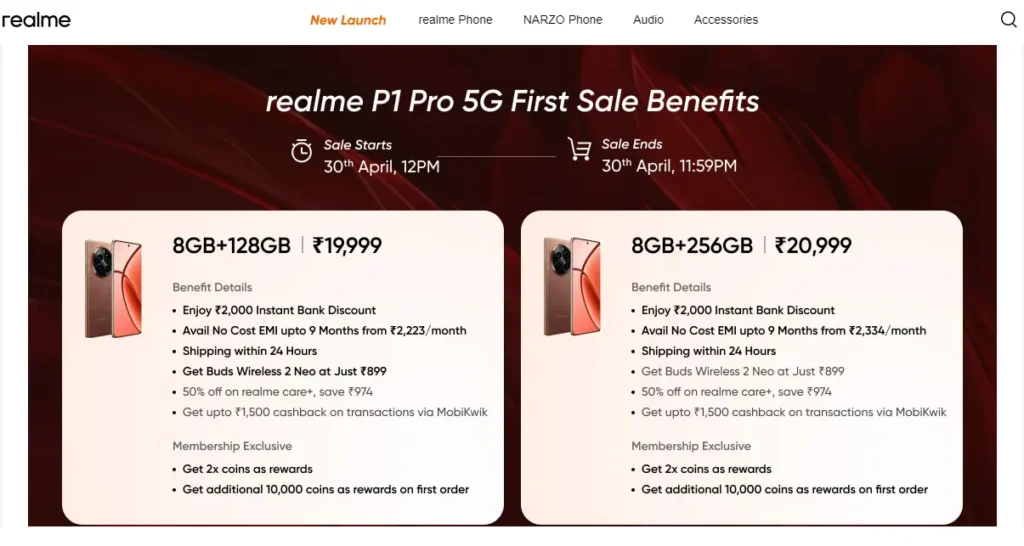 Realme P1 Pro 5G Launch Date in India