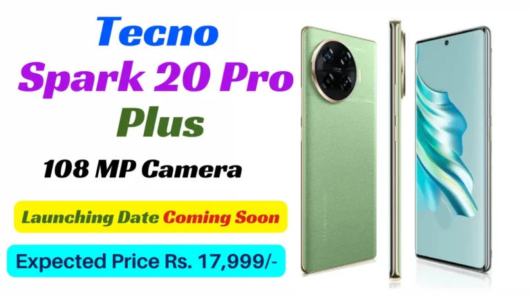 Tecno Spark 20 Pro Plus Features Leaked